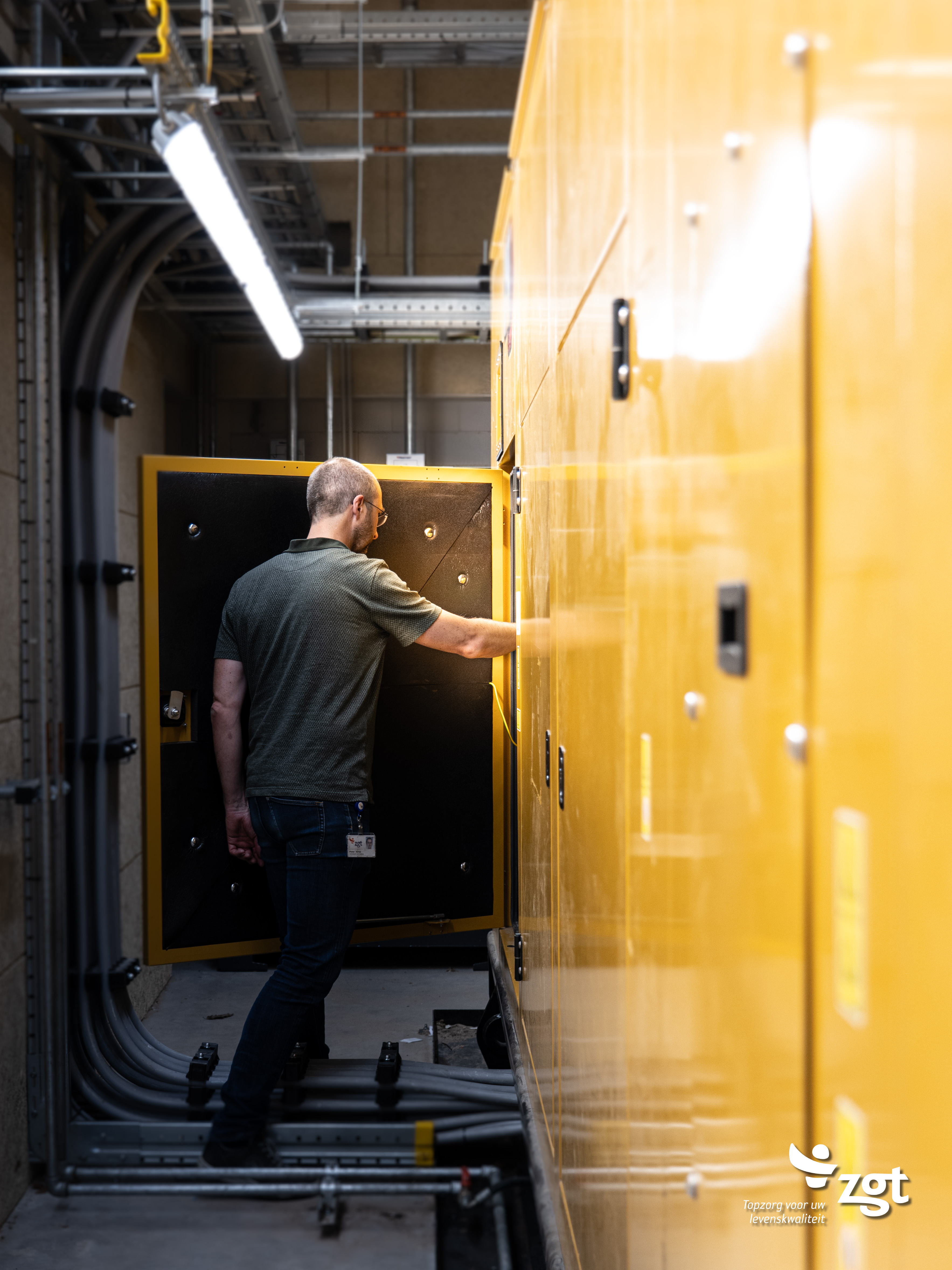 Stroomwerkzaamheden zonder tekst