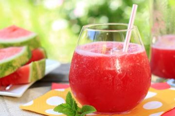 watermeloen glas cocktail
