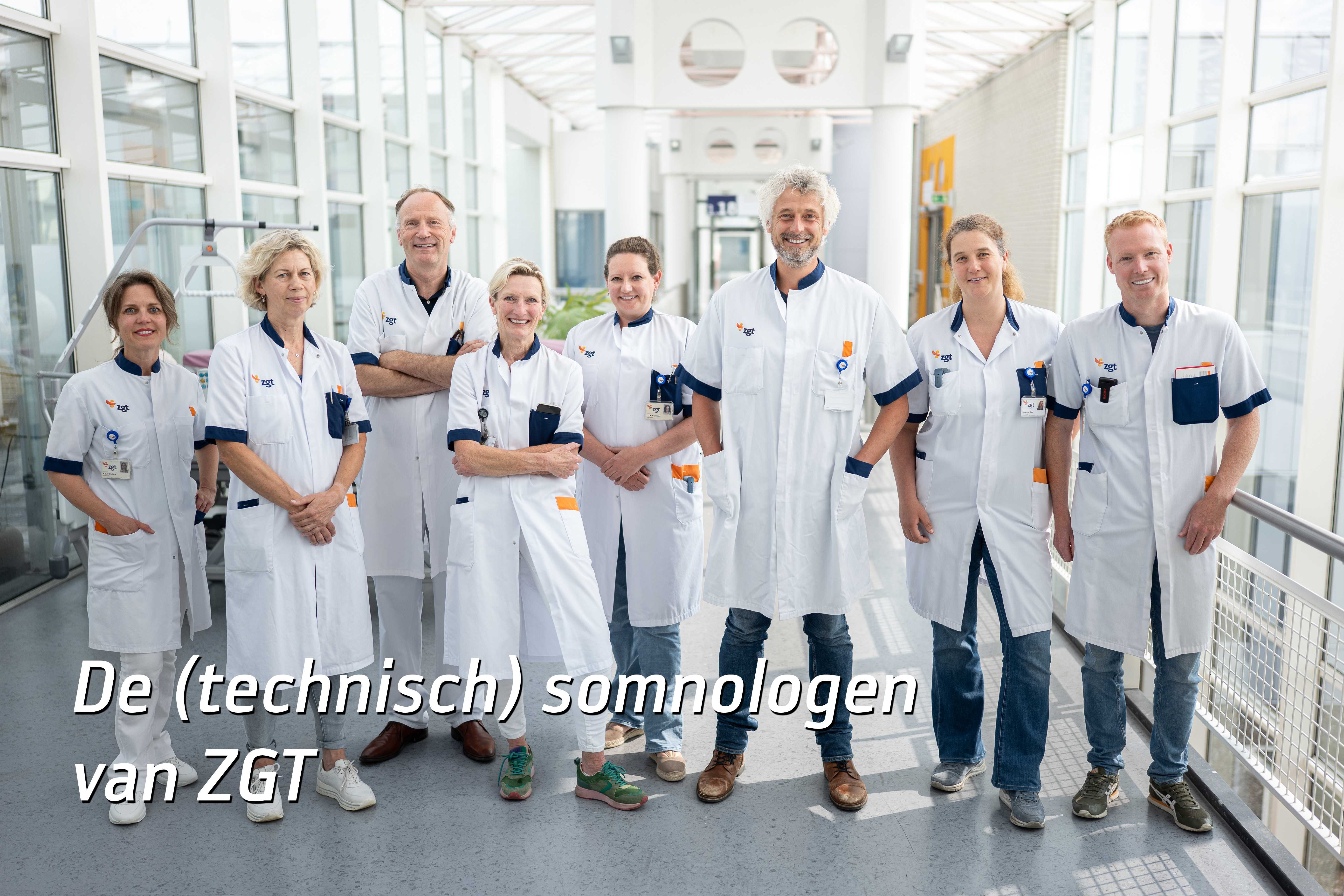 Slaapcentrum groepsfoto tekst