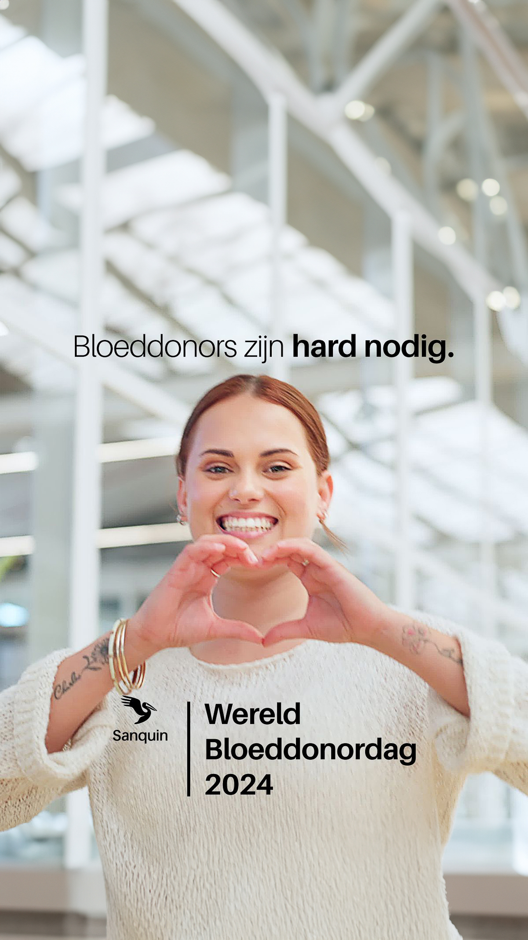 Poster Wereld Bloeddonordag 2024